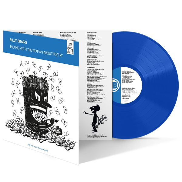 PRE-ORDER: Billy Bragg "Talking With The Taxman About Poetry" LP (Solid Blue Vinyl)