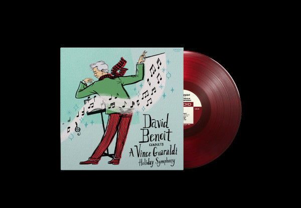 PRE-ORDER: David Benoit "David Benoit Conducts a Vince Guaraldi Holiday Symphony" LP (Red Vinyl)