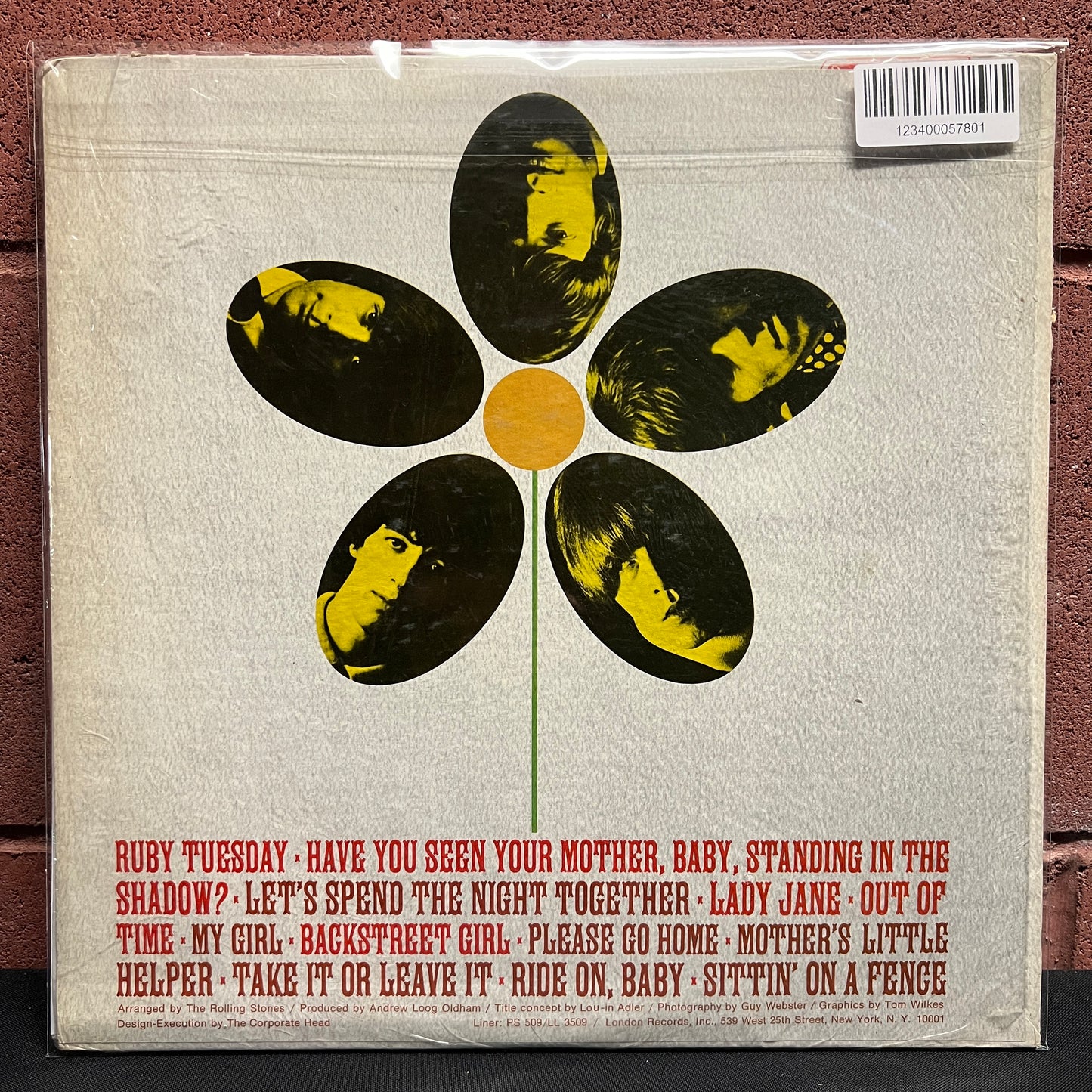 Used Vinyl: Rolling Stones "Flowers" LP (1967 Mono pressing)