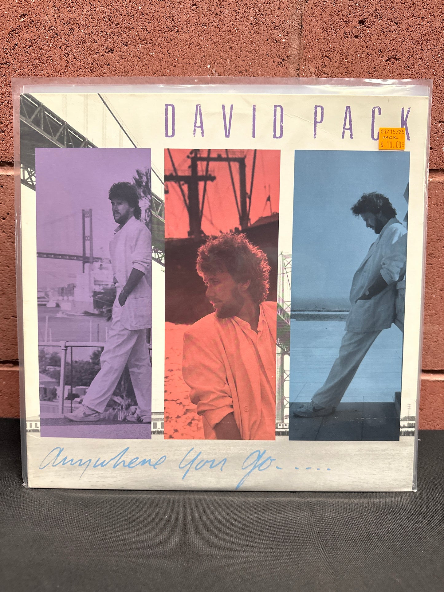 Used Vinyl: David Pack "Anywhere You Go...." LP