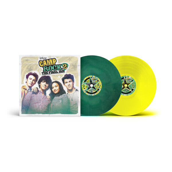 PRE-ORDER: V/A "Camp Rock 2: The Final Jam (OST)" 2xLP (Forest Pine Green/Sunburst Yellow Vinyl)