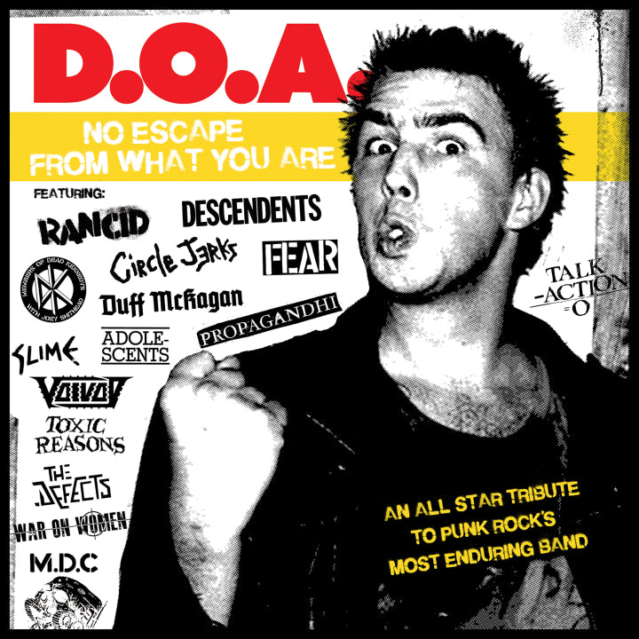 V/A " DOA - No Escape From What You Are" LP (Orange Vinyl)