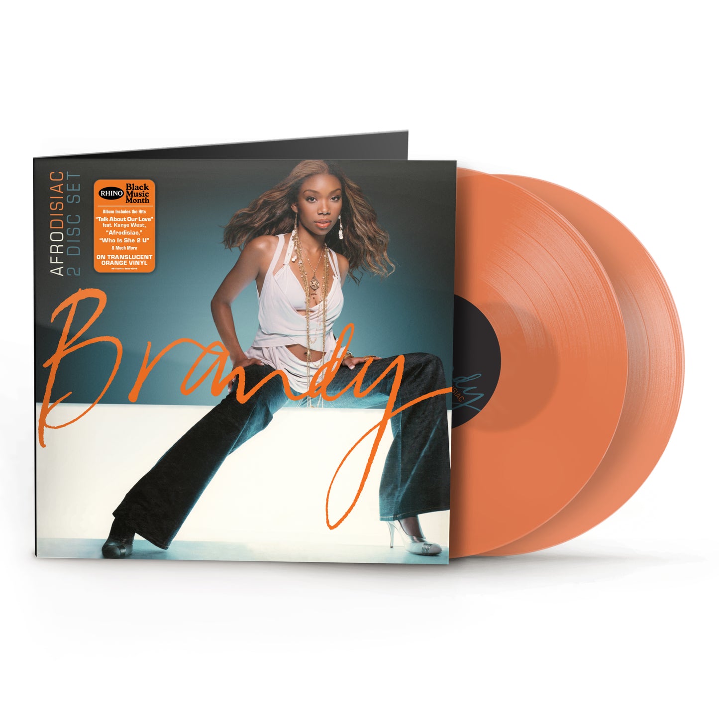 Brandy "Afrodisiac" 2xLP (Orange Vinyl)