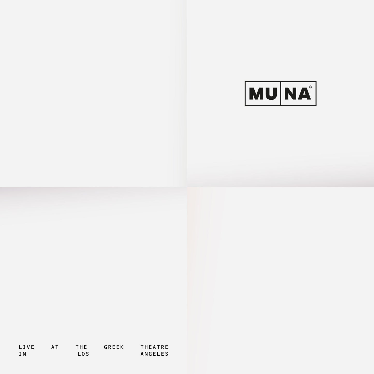 MUNA "Live at The Greek Theatre in Los Angeles" 2xLP (Metallic Silver Vinyl)