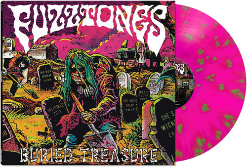 The Fuzztones "Buried Treasure" LP (Pink & Green Splatter Vinyl)
