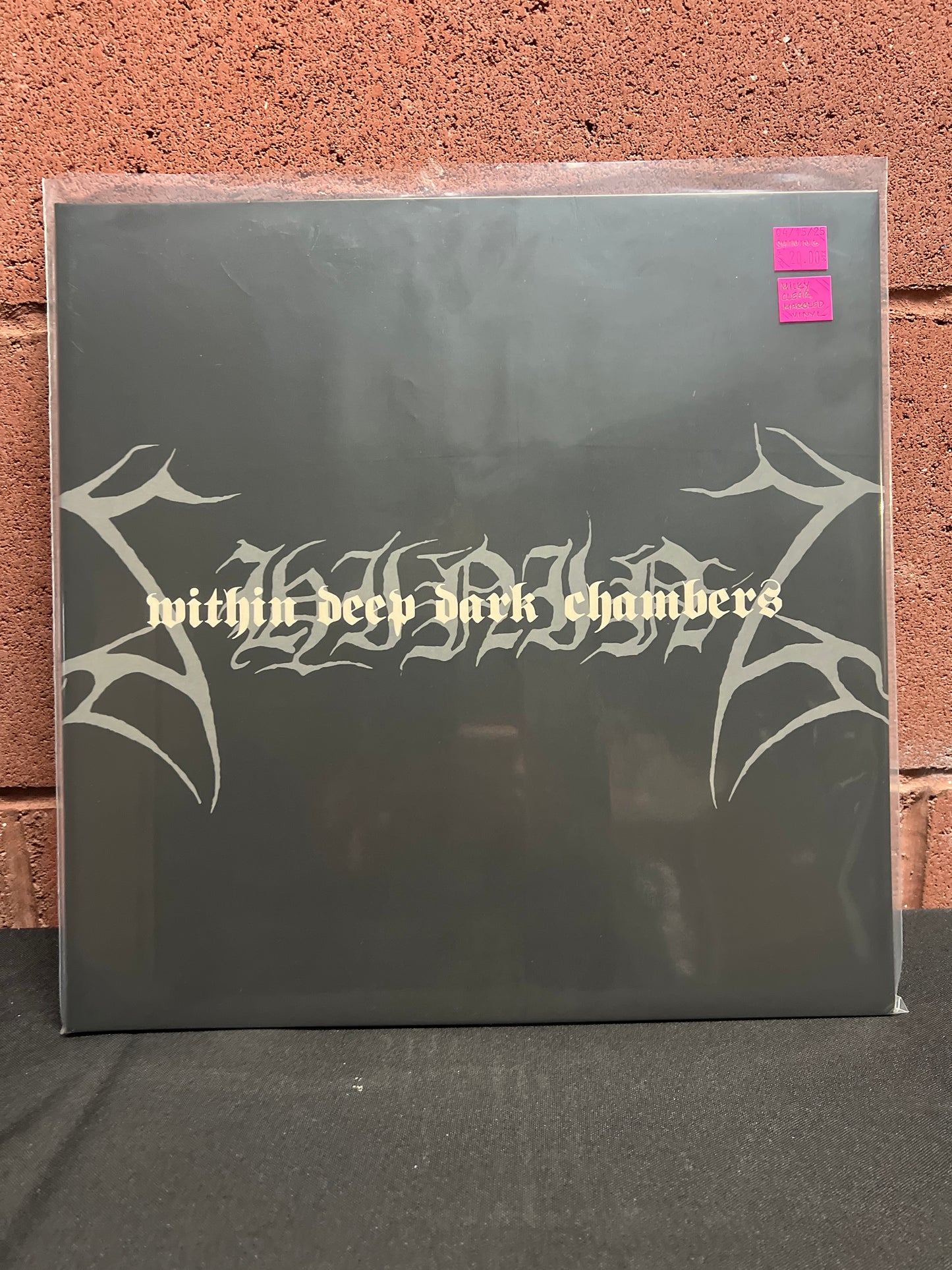 Used Vinyl: Shining "Within Deep Dark Chambers" LP (Milky Clear/Black Marbled Vinyl)