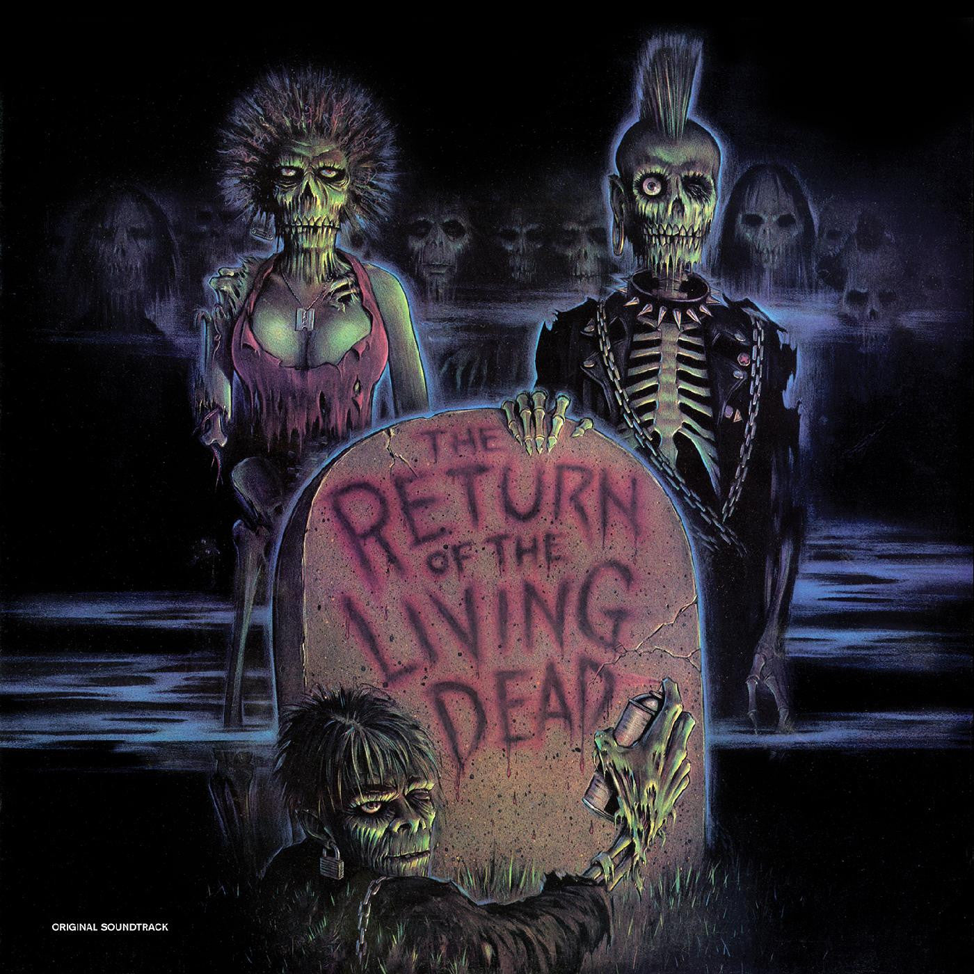 V/A "The Return of the Living Dead (OST)" LP (Green w/ Black "Toxic Waste" Vinyl)