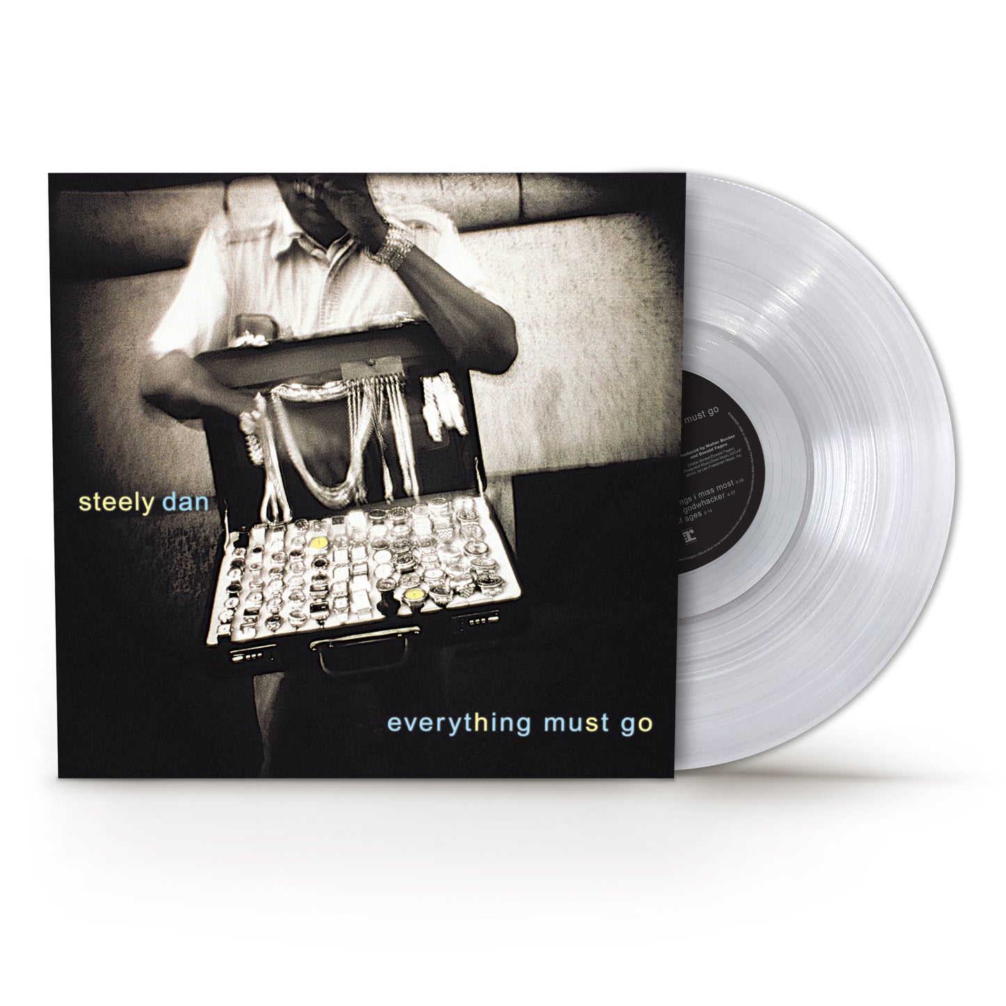 PRE-ORDER: Steely Dan "Everything Must Go" LP (Clear Vinyl)