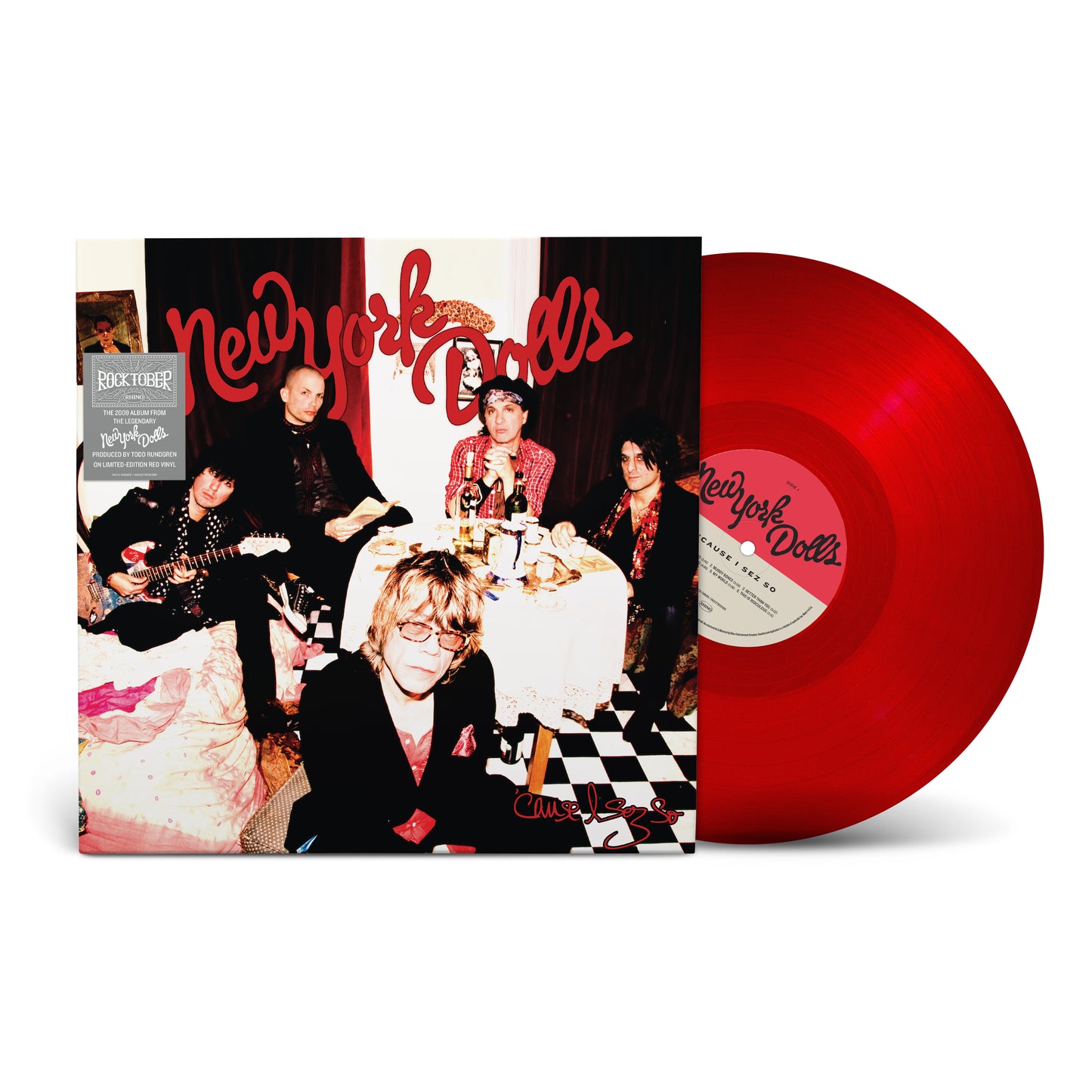New York Dolls "'Cause I Sez So" LP (Red Vinyl)