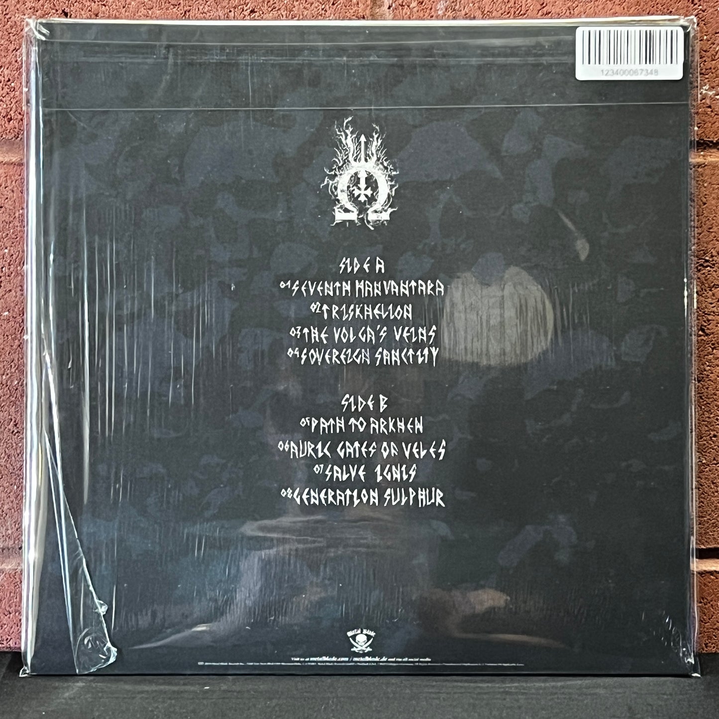 Used Vinyl: Hate "Auric Gates Of Veles" LP (2019 Press - Black & Grey Marble Vinyl - Signed Sleeve)