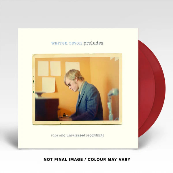 Warren Zevon "Preludes" 2xLP (Eco Mix Cherry Vinyl)