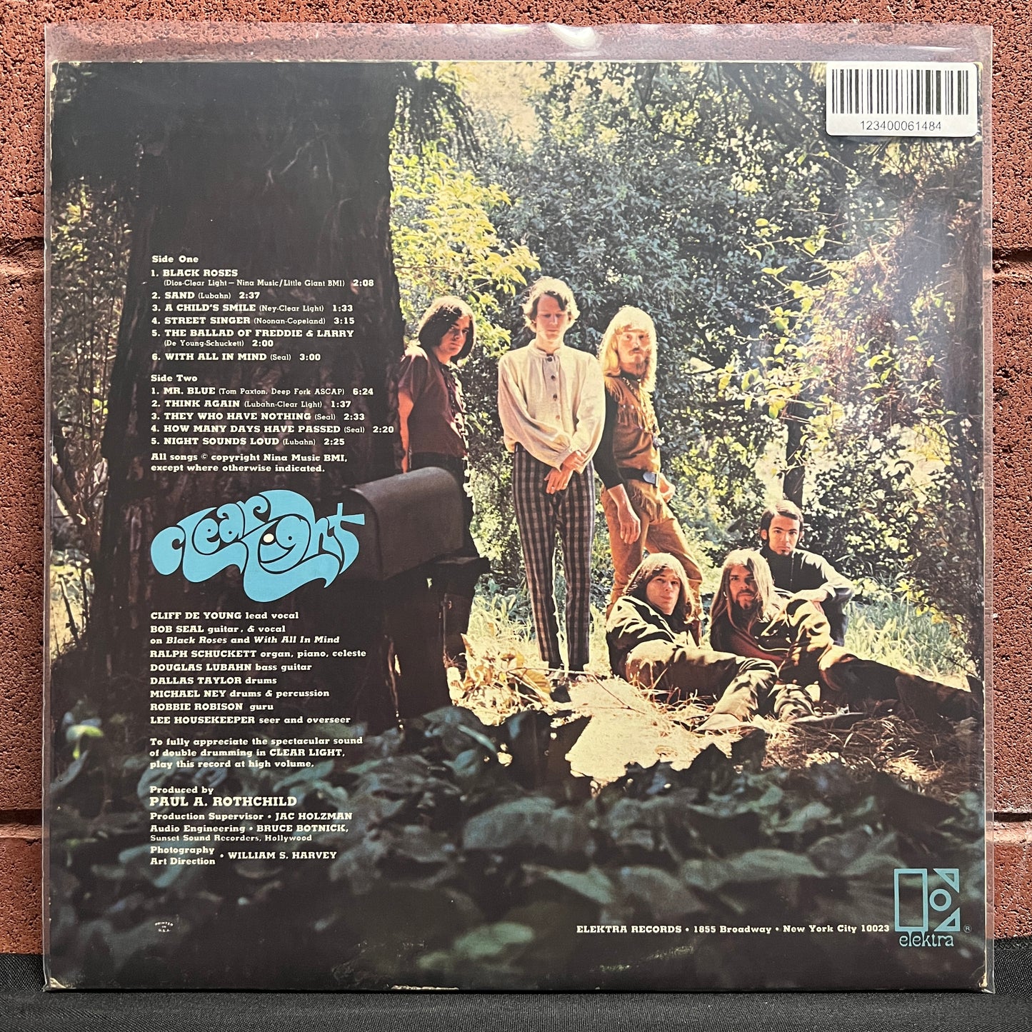 Used Vinyl: Clear Light "S/T" LP (1967 Press)