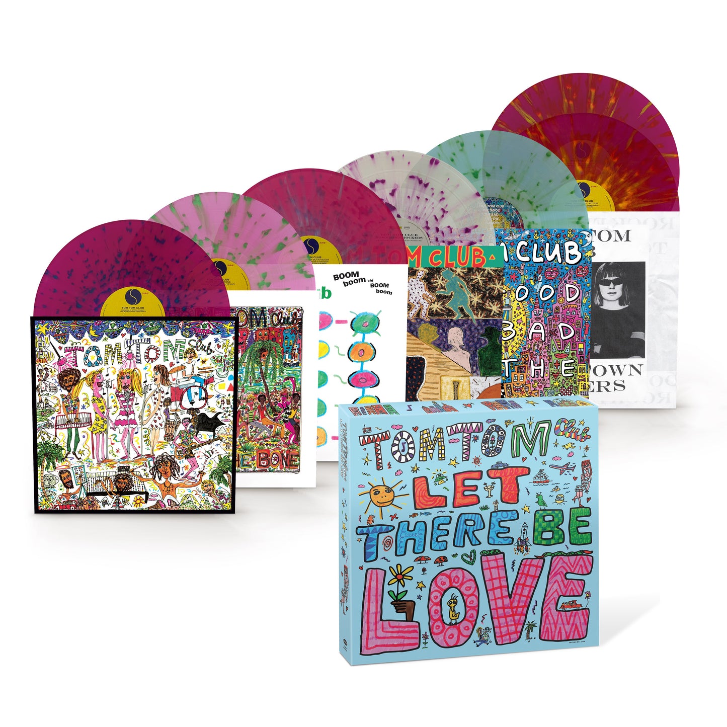 PRE-ORDER: Tom Tom Club "Let There Be Love" 7xLP Box Set (Color Vinyl)