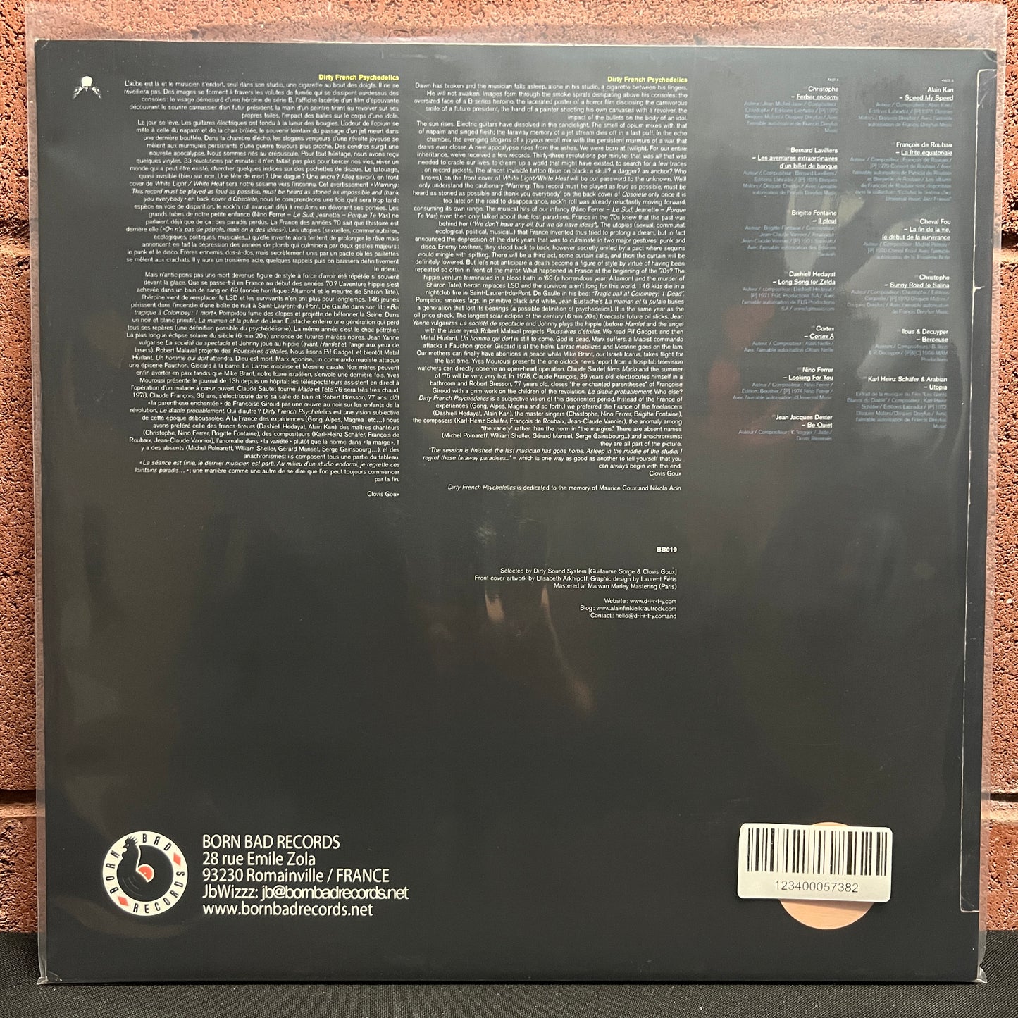 Used Vinyl: Dirty Sound System "Dirty French Psychedelics" LP (2018 Press)