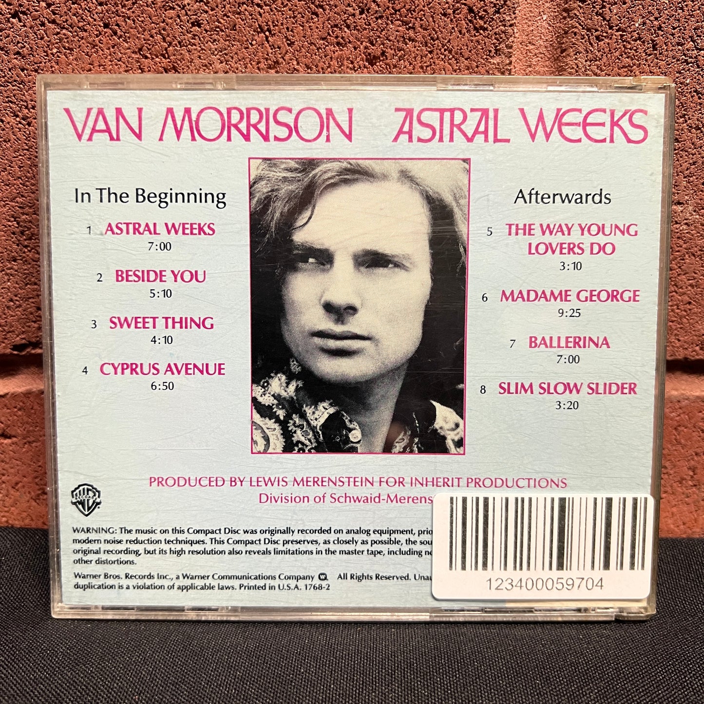 Used CD: Van Morrison "Astral Weeks" CD