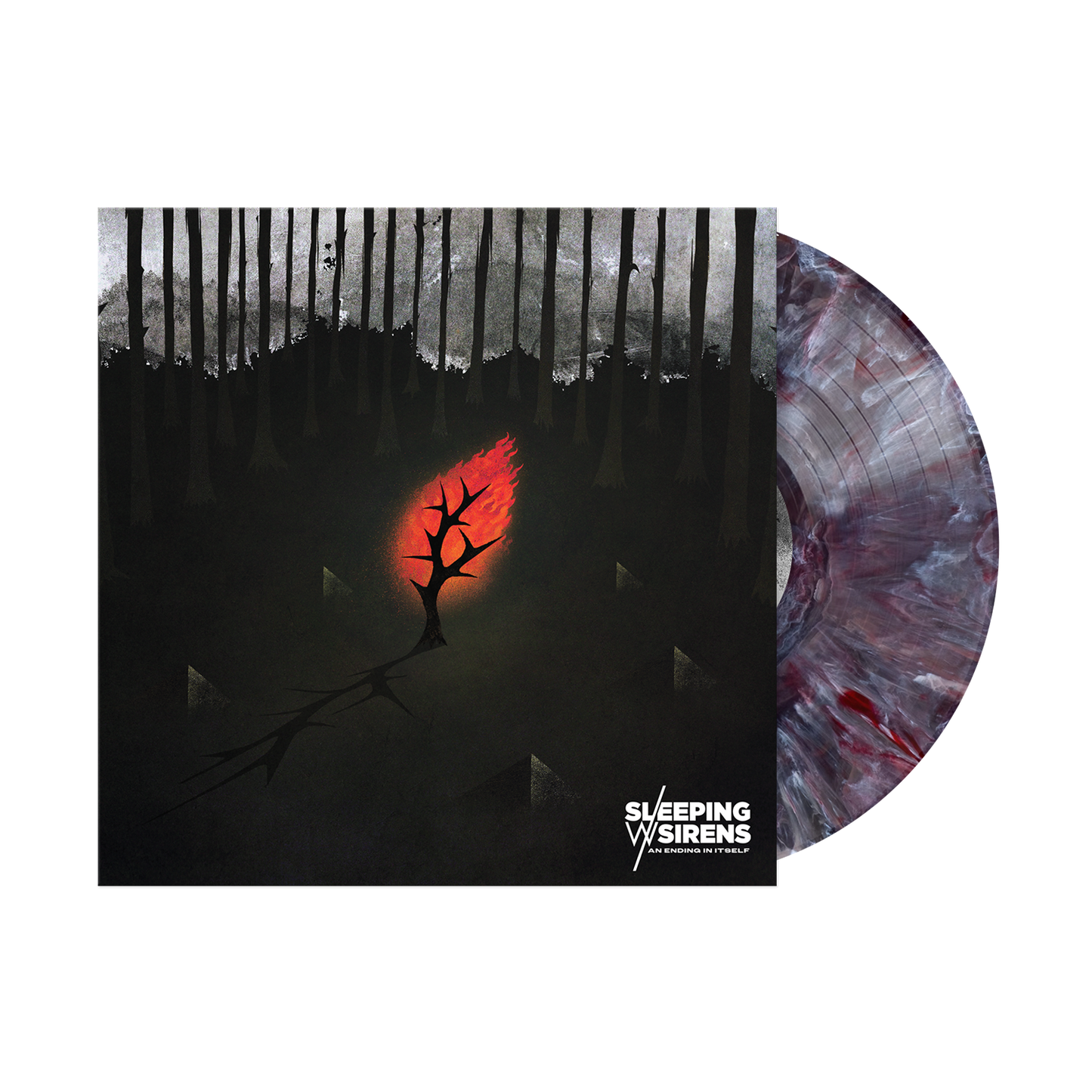 PRE-ORDER: Sleeping With Sirens "An Ending In Itself" LP (Indie Exclusive Black, White & Red Swirl Vinyl)