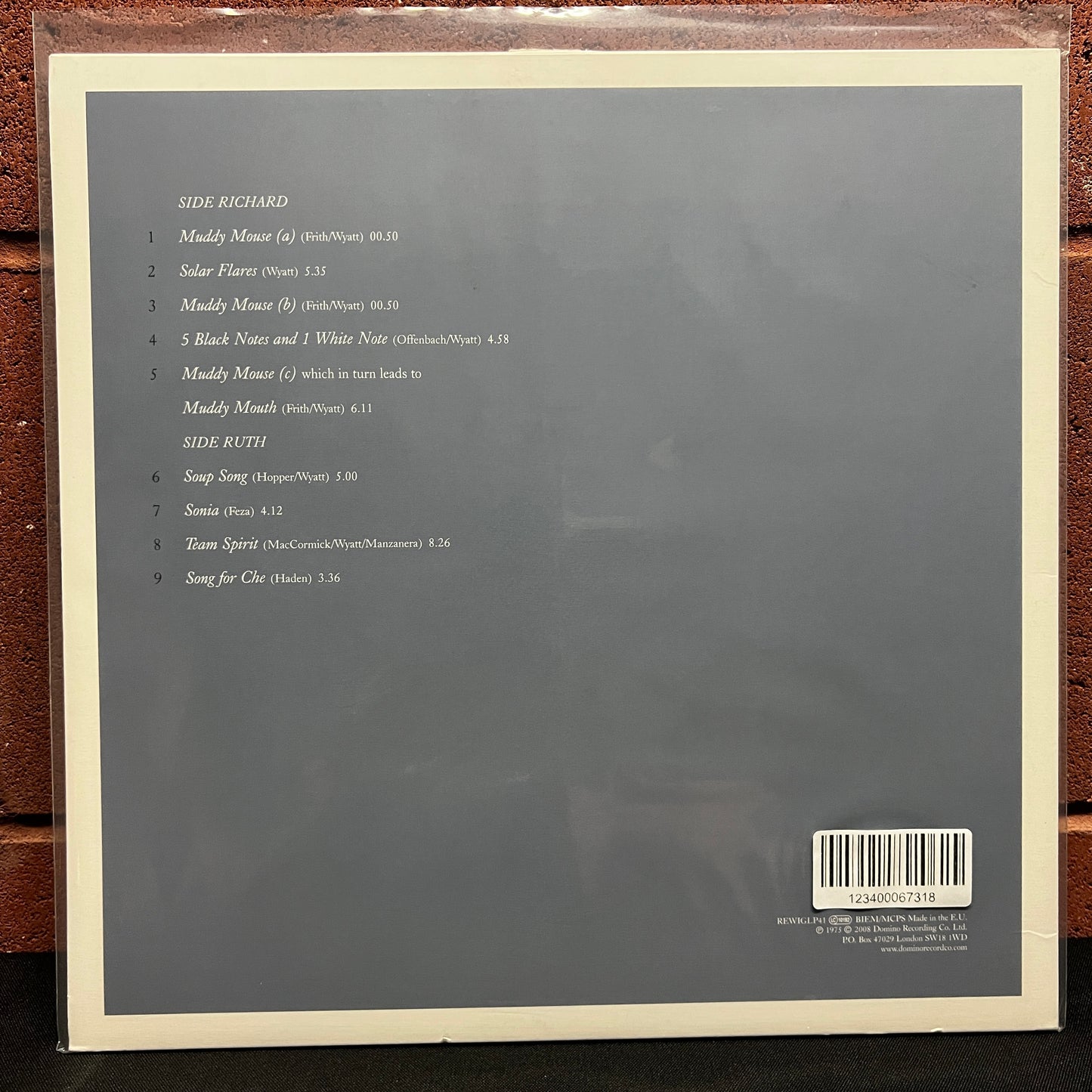 Used Vinyl: Robert Wyatt "Ruth Is Stranger Than Richard" LP (2016 Press)