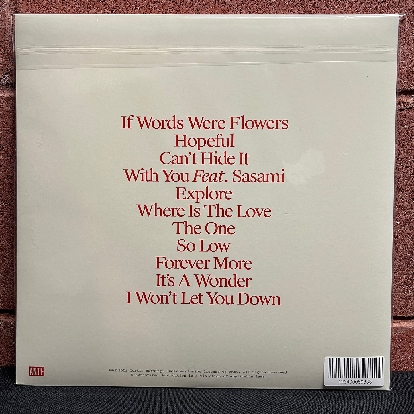 Used Vinyl: Curtis Harding "If Words Were Flowers" LP (Yellow Vinyl)