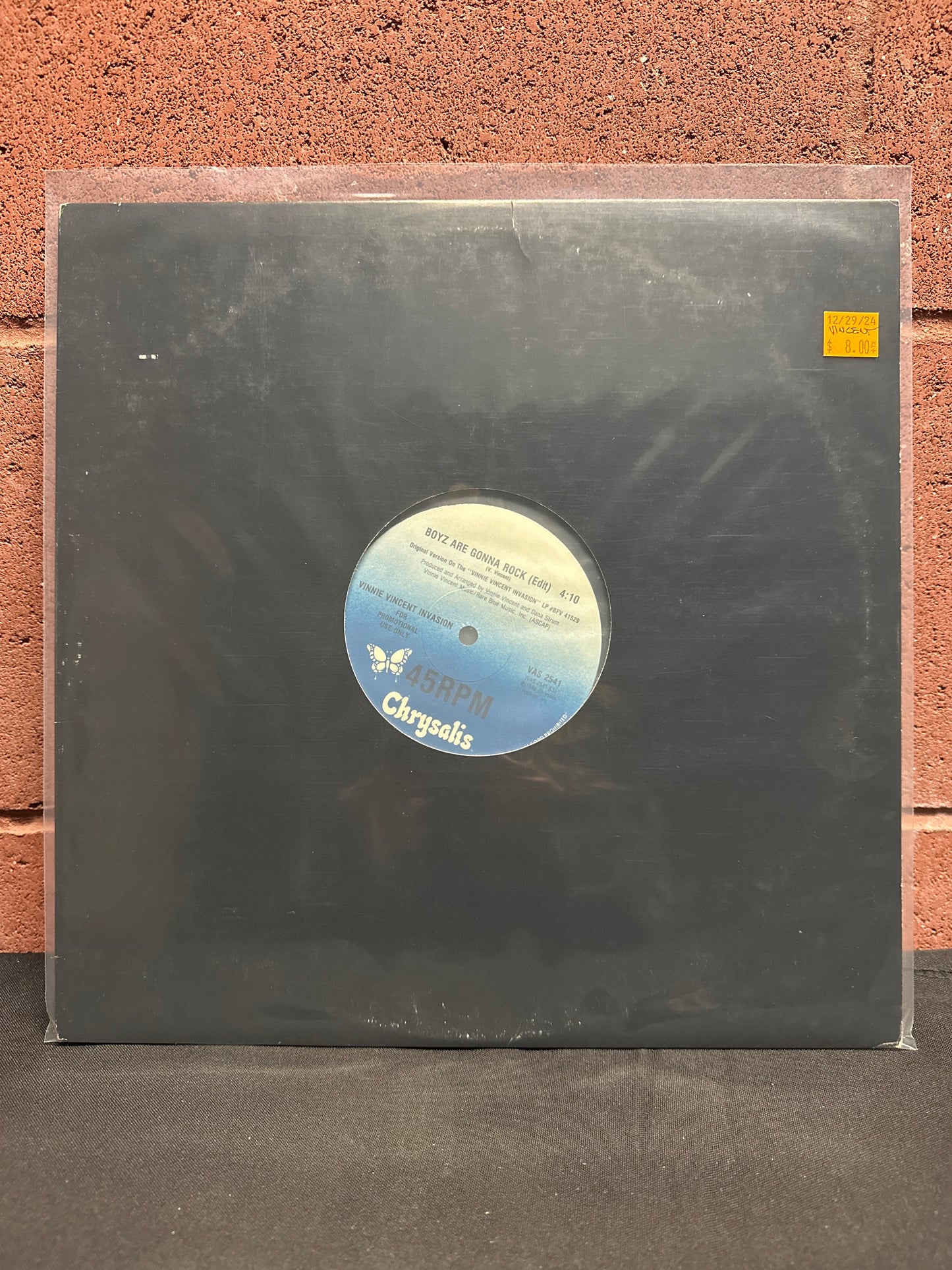 Used Vinyl: Vinnie Vincent Invasion "Boyz Are Gonna Rock" 12" (Promo)