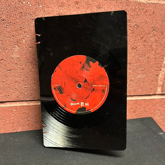 Recycled Vinyl Sketchbook: "J.Cole"