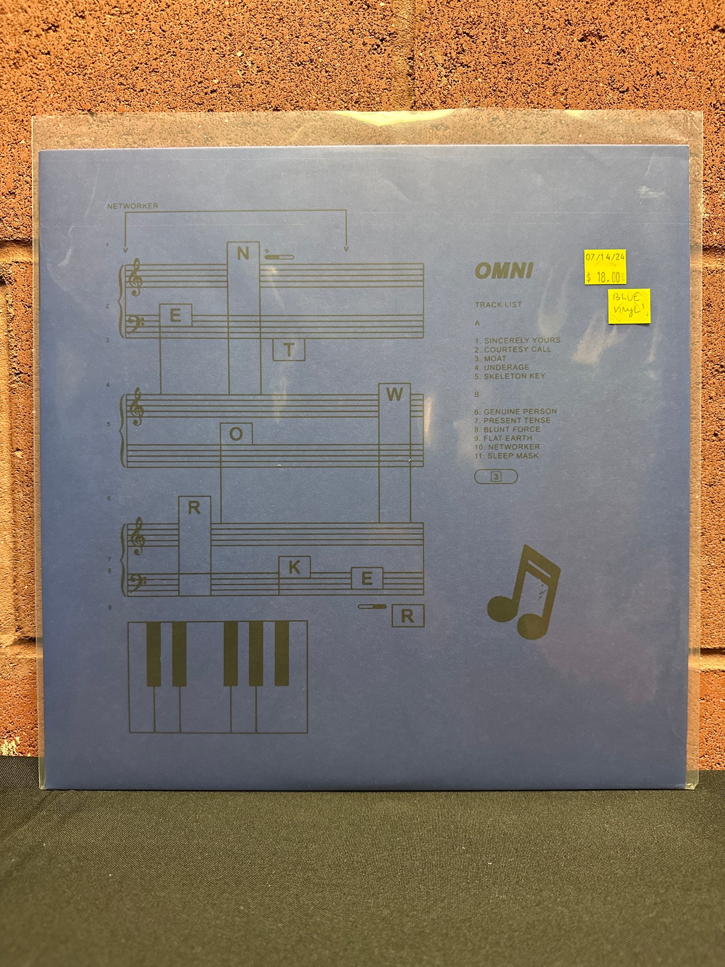 Used Vinyl: Omni "Networker" LP (Blue vinyl)