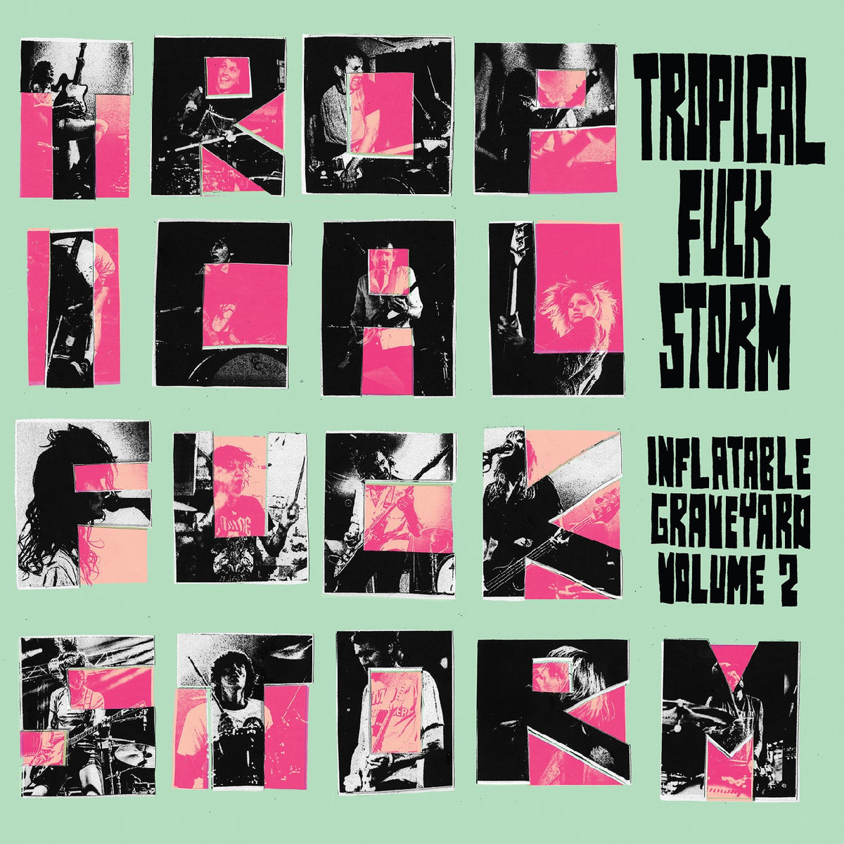 PRE-ORDER: Tropical Fuck Storm "Inflatable Graveyard Vol. 2" LP (Indie Exclusive Transparent Turquoise Vinyl)