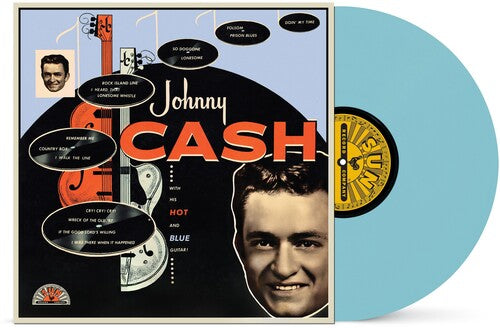 PRE-ORDER: Johnny Cash " With His Hot and Blue Guitar (Remastered 2022)" LP (2026 Blue Vinyl)
