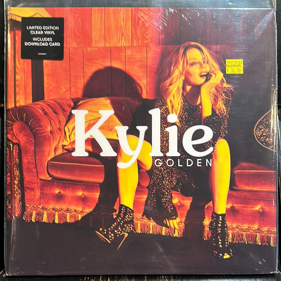 Used Vinyl: Kylie Minogue ”Golden” LP (Clear Vinyl) – 1-2-3-4 Go! Records