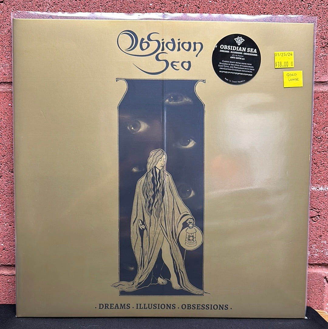 Used Vinyl: Obsidian Sea "Dreams. Illusions. Obsessions." LP (Gold vinyl)