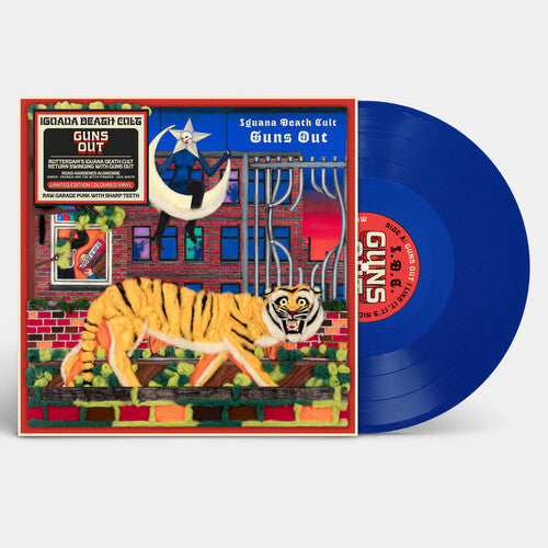 PRE-ORDER: Iguana Death Cult "Guns Out" LP (Deep Ocean Blue Vinyl)