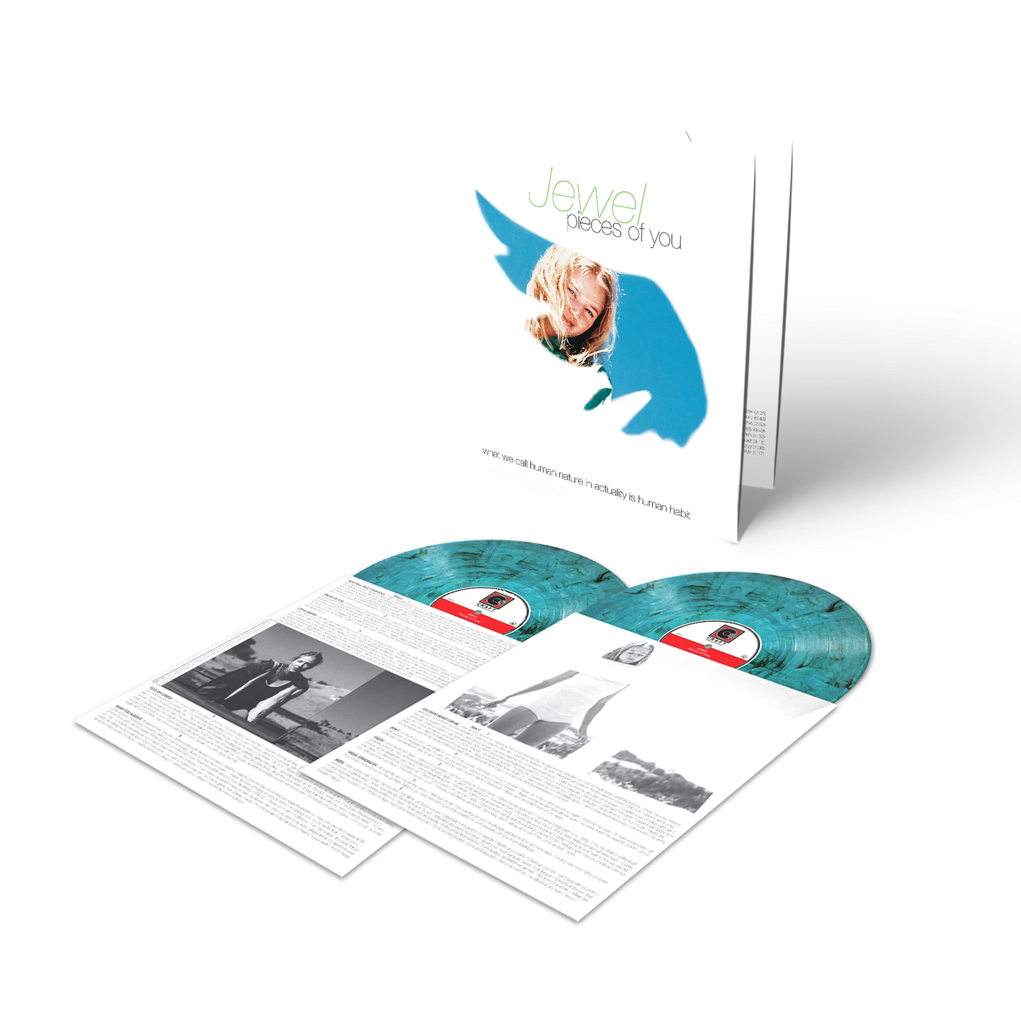 Jewel "Pieces Of You (30th Anniversary)" 2xLP (Indie Exclusive Sea Blue Smoke Vinyl)