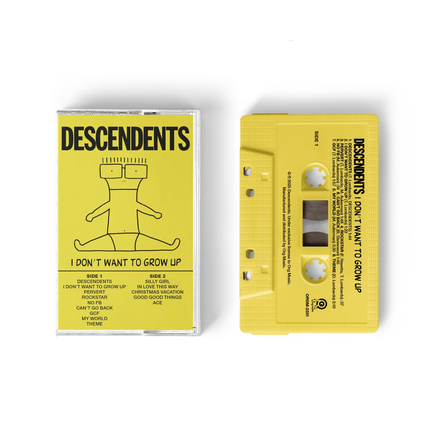 Descendents "I Don't Want To Grow Up" Cassette