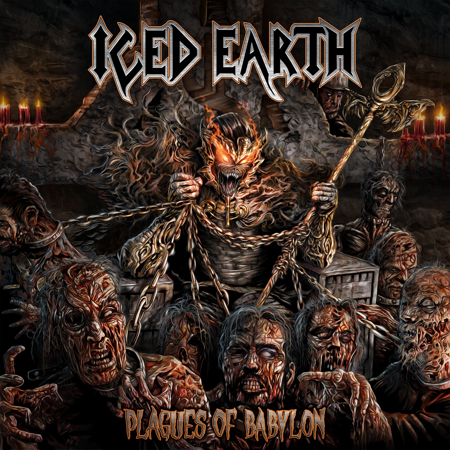 PRE-ORDER: Iced Earth "Plagues Of Babylon" 2xLP (Double Red Vinyl)