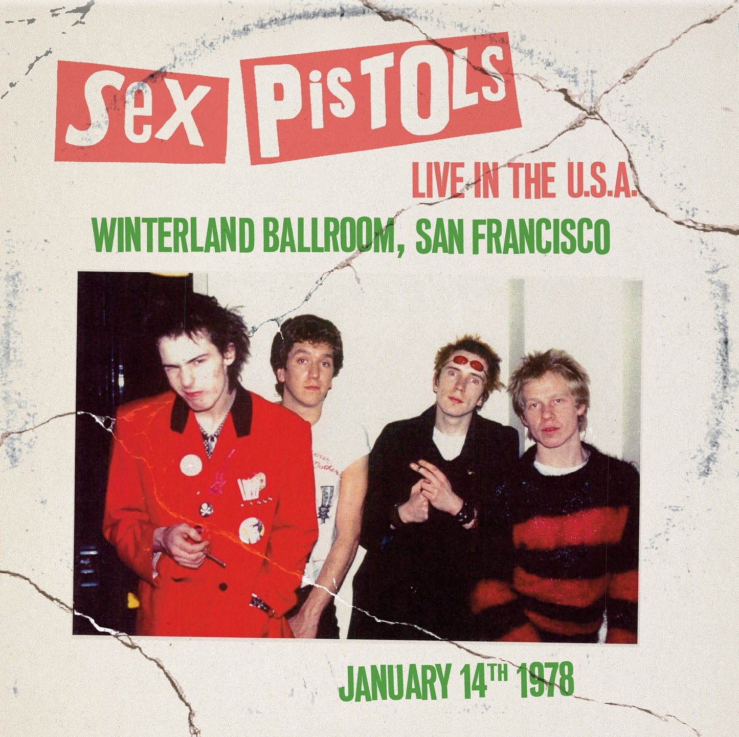 Sex Pistols "Live In The U.S.A. 1978 - Winterland Ballroom, San Francisco" LP (Blue Vinyl)