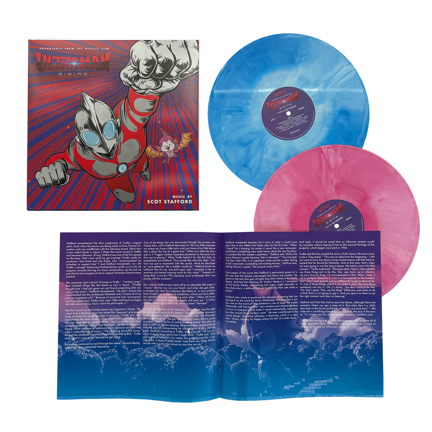 Scot Stafford "Ultraman: Rising (OST)" 2xLP (Color Vinyl)