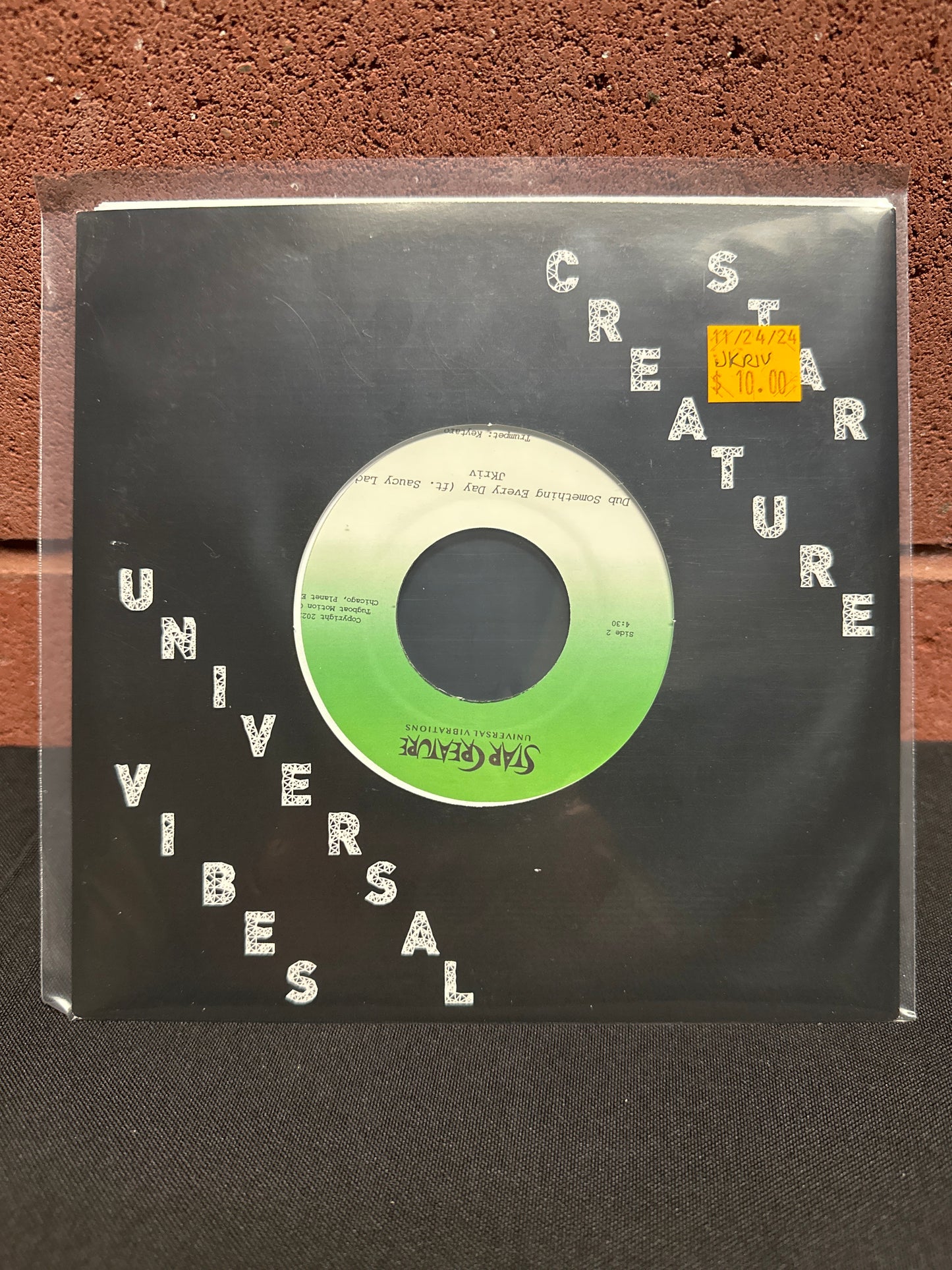 Used Vinyl: JKriv Ft. Saucy Lady "Make That Change / Dub Something Every Day" 7"