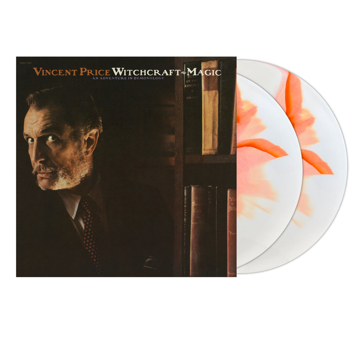 PRE-ORDER: Vincent Price "Witchcraft Magic: An Adventure In Demonology" 2xLP (Flickering Orange Flame Pet Plastic Vinyl)