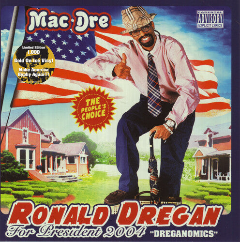 PRE-ORDER: Mac Dre "Ronald Dregan: Dreganomics" 2xLP ("Gold on Ice" Color Vinyl)