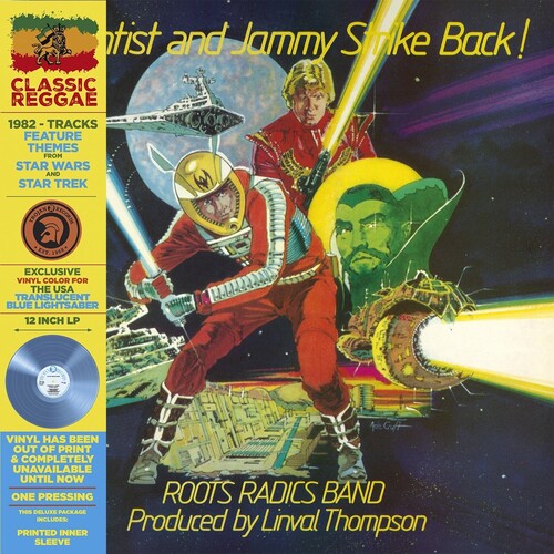 PRE-ORDER: The Roots Radics Band "Scientist & Jammy Strike Back!" LP (Translucent Blue "Lightsaber" Color Vinyl)