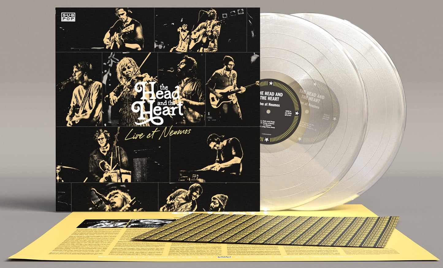 PRE-ORDER: The Head and the Heart "Live at Neumos" 2xLP (Clear Vinyl)