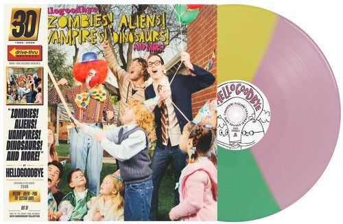 PRE-ORDER: Hellogoodbye "Zombies! Alien! Vampires! Dinosaurs! (B-Sides)" LP (Color Vinyl)