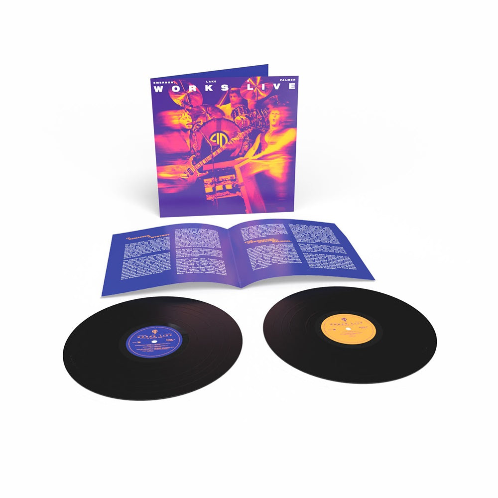 PRE-ORDER: Emerson, Lake & Palmer "Works Live" 2xLP