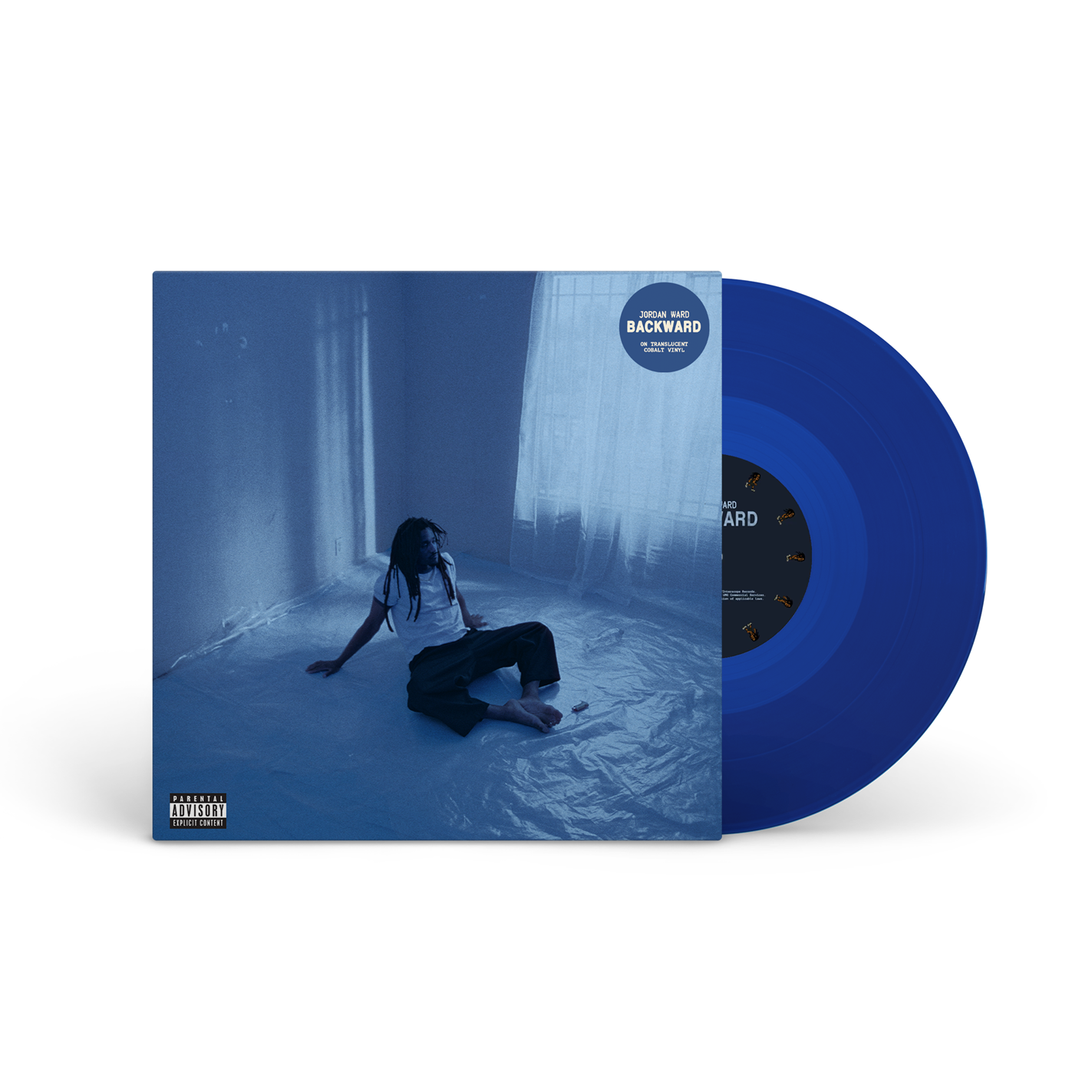 PRE-ORDER: Jordan Ward "BACKWARD" LP (Translucent Cobalt Vinyl)