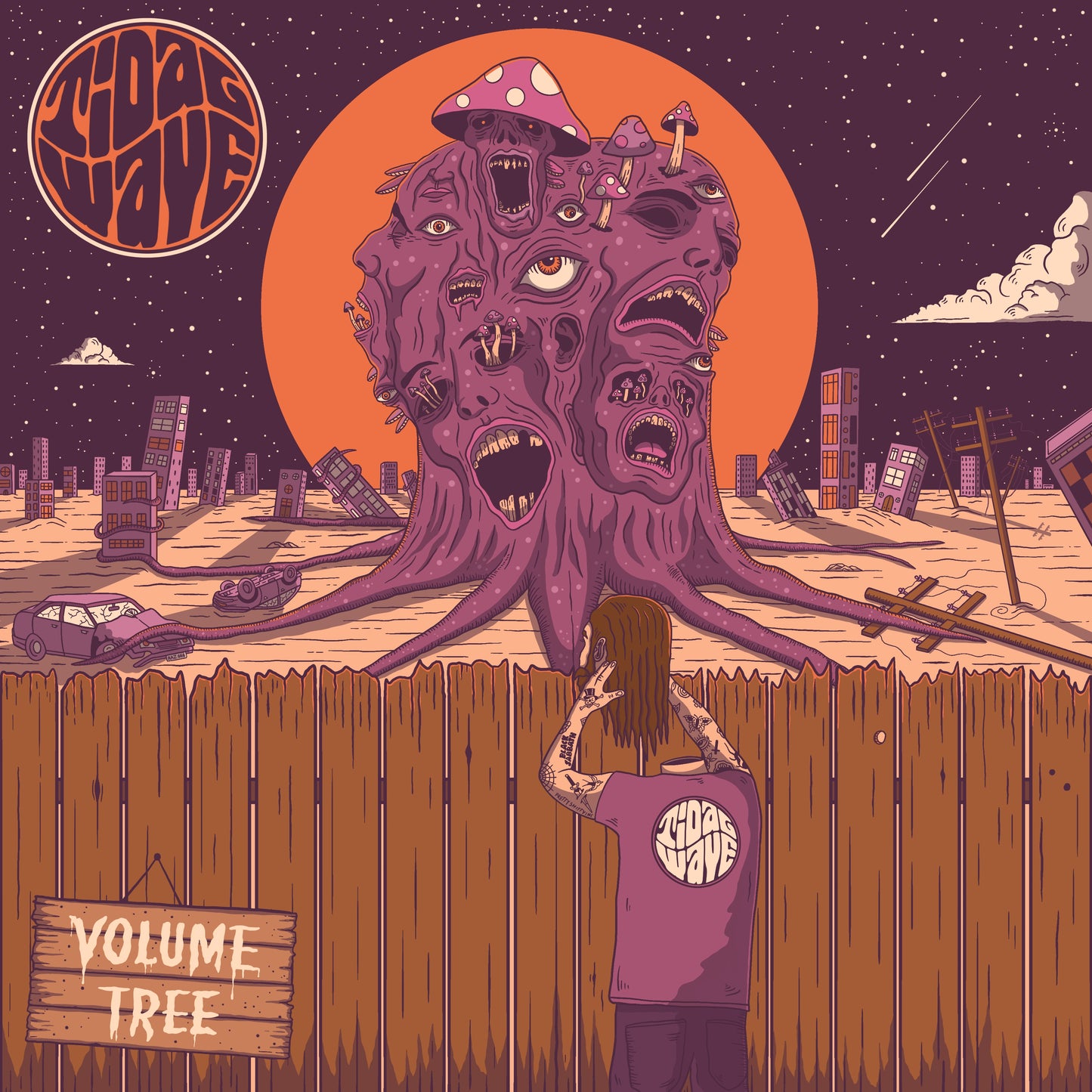 PRE-ORDER: Tidal Wave "Volume Tree" LP (Graphite Eco-Mix Vinyl)