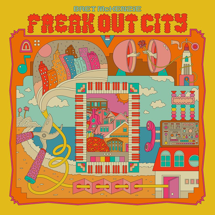 Bret McKenzie (Flight Of The Conchords) "Freak Out City" LP (Loser Edition Glacial Blue Vinyl)