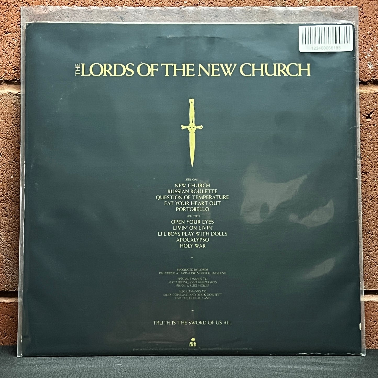 Used Vinyl: Lords Of The New Church "S/T" LP (1982 Press)