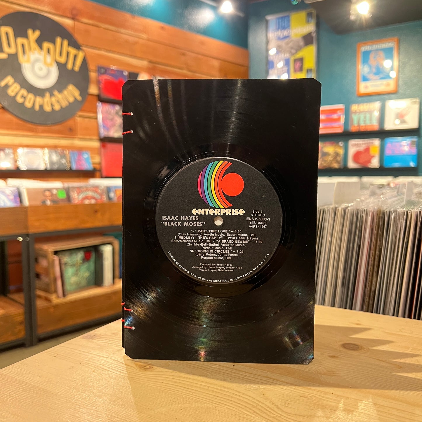 Isaac Hayes Recycled Vinyl Journal