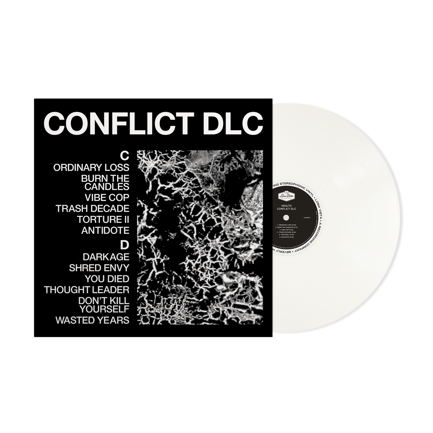 PRE-ORDER: HEALTH "CONFLICT DLC" LP (White Vinyl, Signed Insert)