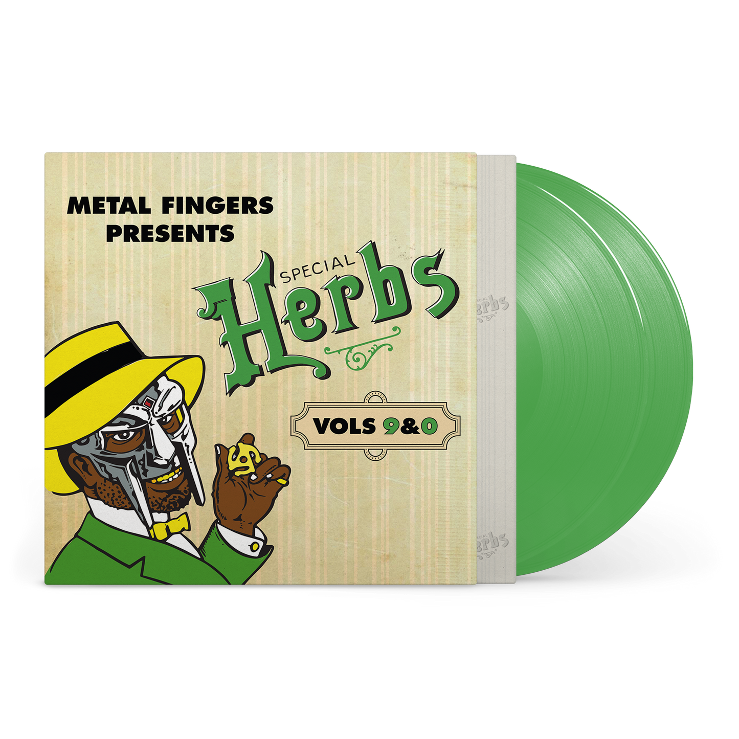 MF DOOM "Metal Fingers Presents: Special Herbs Vol. 9 & 0" 2xLP (Evergreen Vinyl)