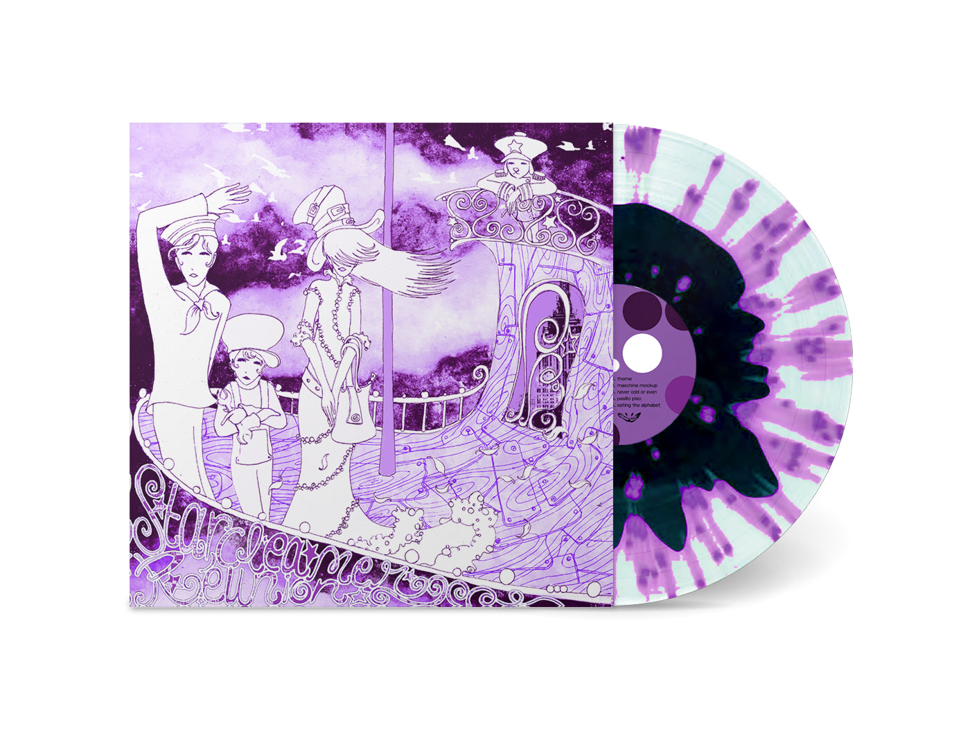 PRE-ORDER: Starcleaner Reunion "Umbrella" LP (Clear & Black w/ Purple Splatter Vinyl)